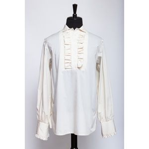 Off White Ruffled Shirt (Item 633)